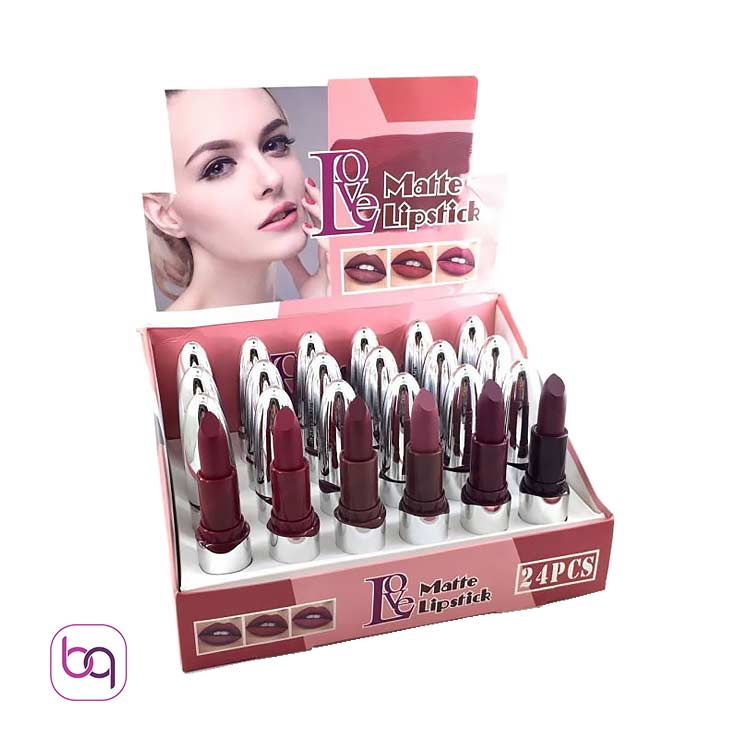 رژلب جامد love matte - در 8 رنگ زیبا - خرید رژ لب جامد اصل