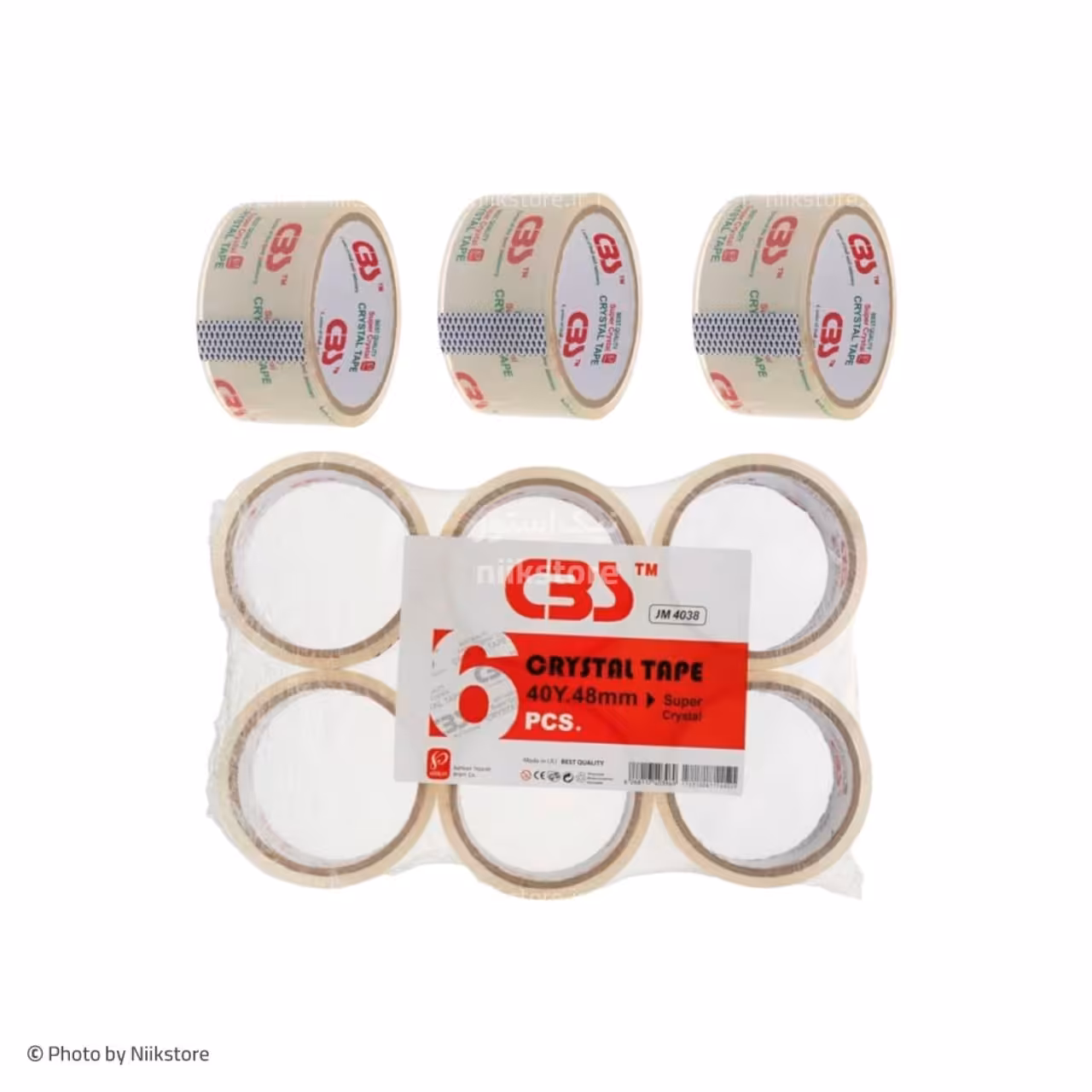 چسب 40 یارد 38 میکرون پارسیکار کد 4038