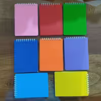 دفترچه فنری مجموعه 12 عددی 50 برگ نور