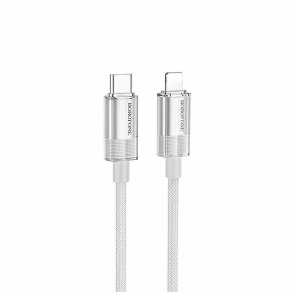کابل تایپ سی به لایتنینگ 27W بروفون مدل BU44 طول 1.2 متر