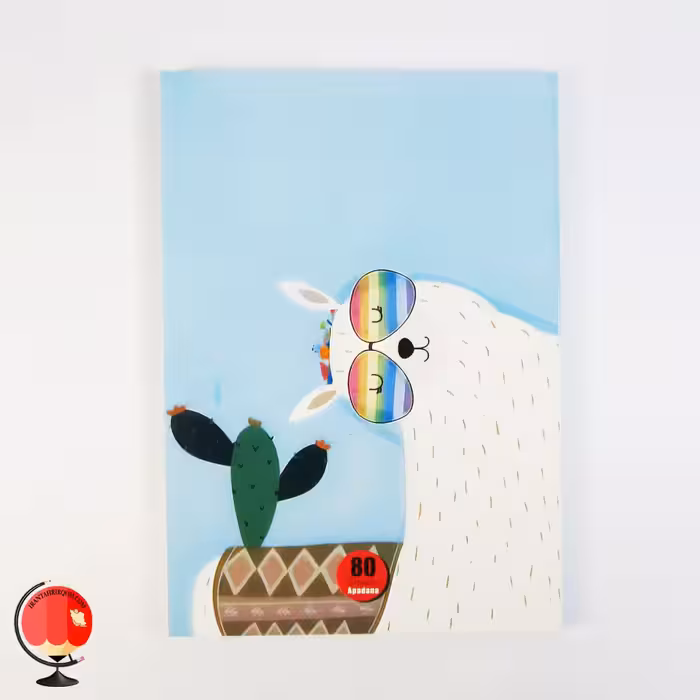 دفتر مشق 80 برگ طرح گربه آپادانا