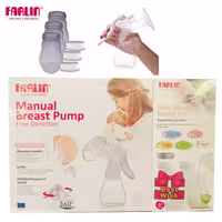 شیردوش دستی 360 درجه جدید فارلین امریکا و سوپر لوکس با پک هدیه  farlin breast pump