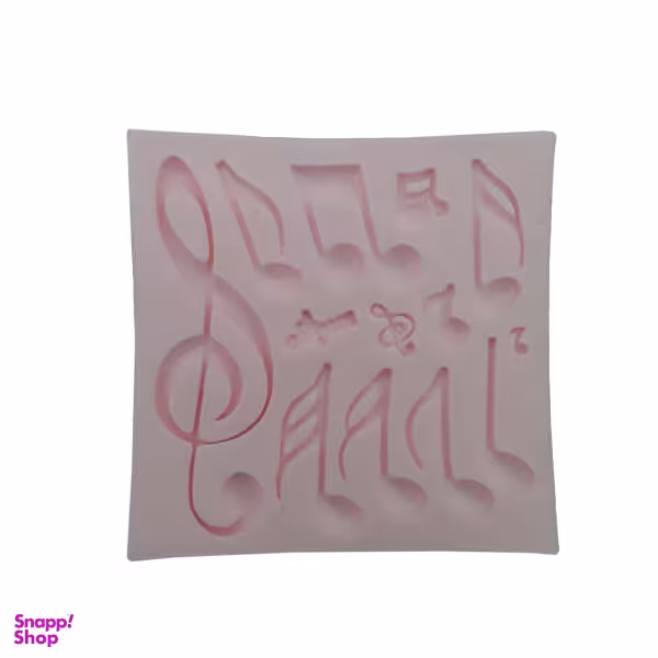 قالب فوندانت طرح نت موسیقی