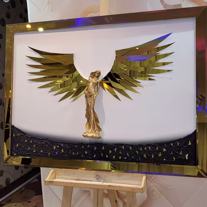 تابلو اینه کاری بال فرشته 