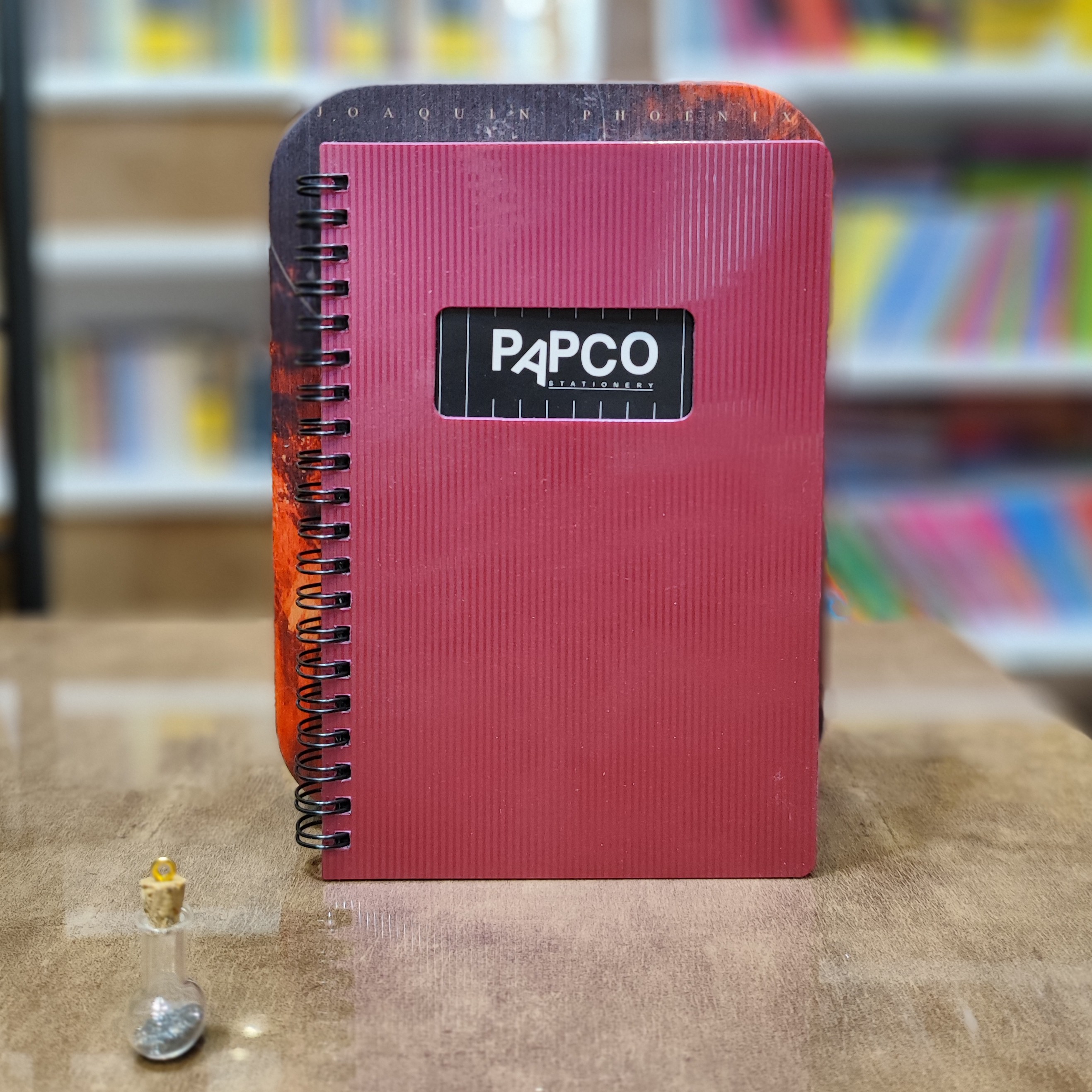 دفتر یادداشت دو خط متالیک 100 برگ پاپکو کد NB-643 BC