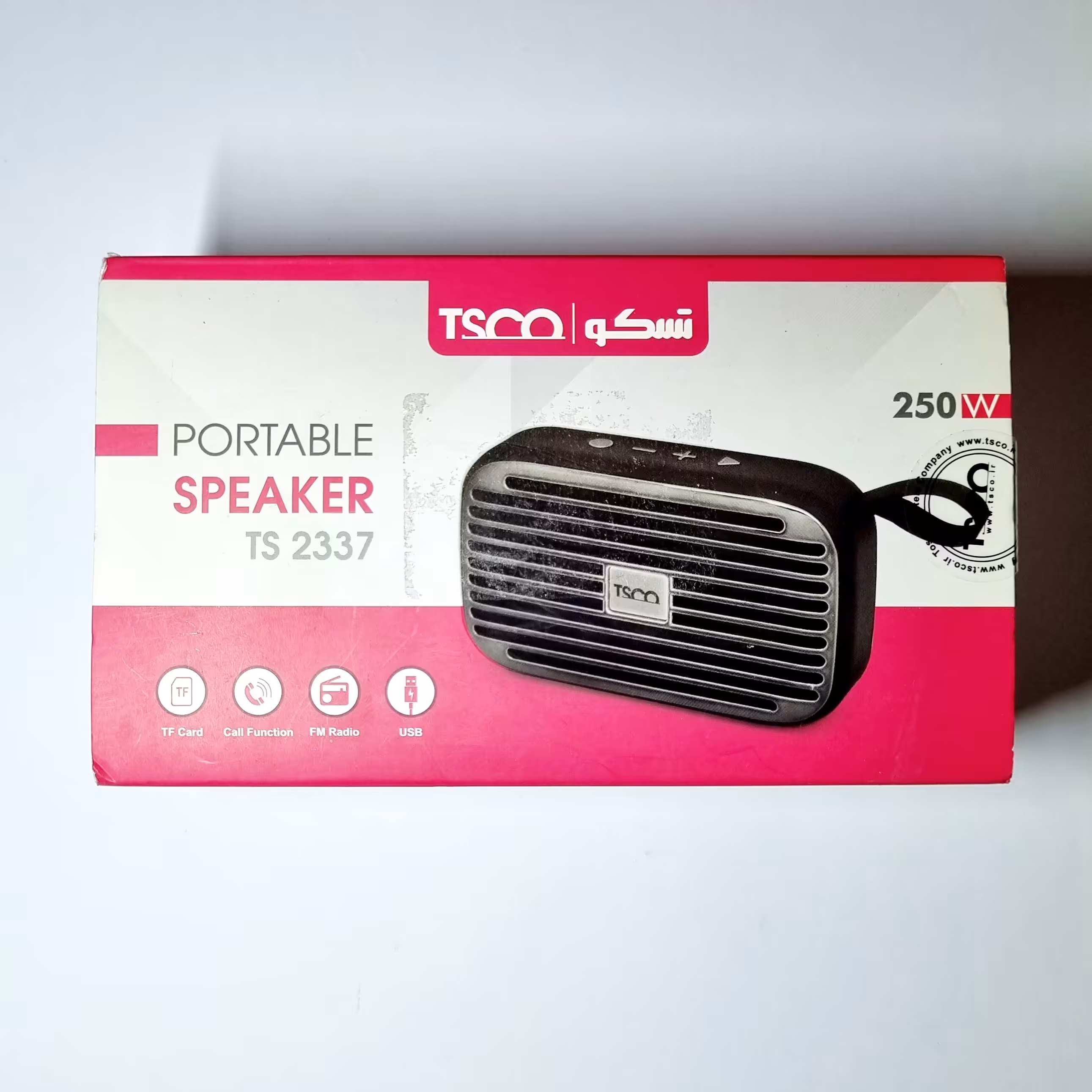 اسپیکر بلوتوثی قابل حمل تسکو مدل TS 2337 ا TSCO TS 2337 Portable Bluetooth Speak