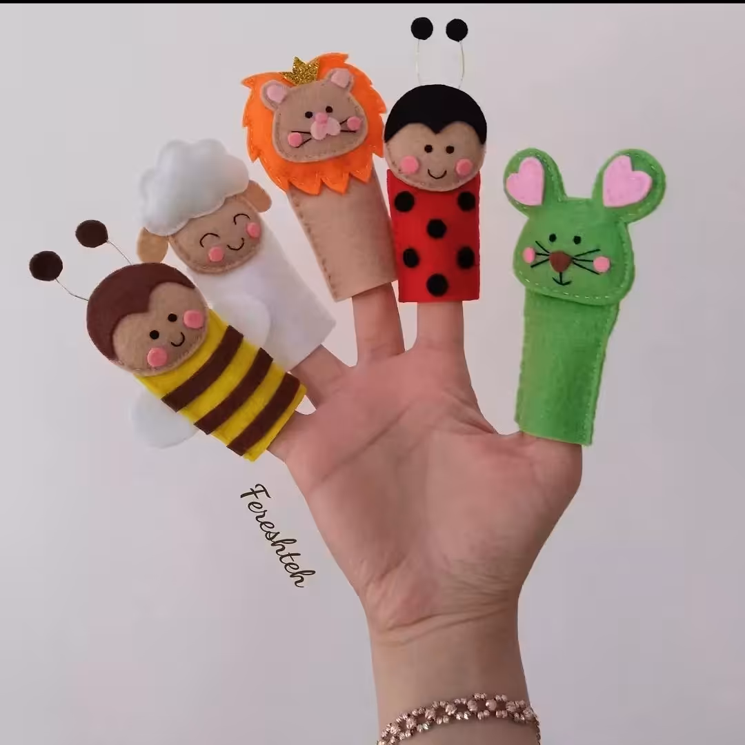 عروسک انگشتی پک 5عددی