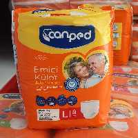 پوشک بزرگسالان جانن پد شورتی سایز لارج 8 عددی  جان پد  canped

