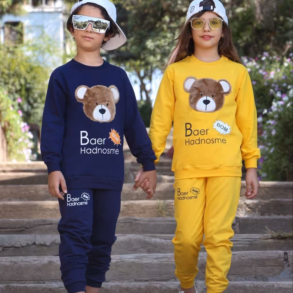 ست بلوز و شلوار خرسی بچگانه 