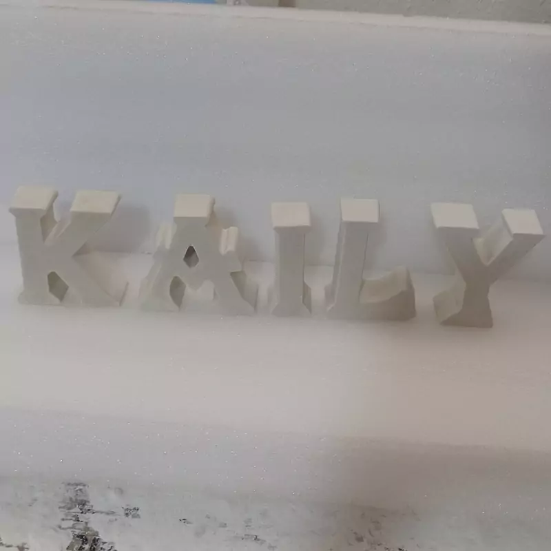 استند حروف اسم کایلی ، حروف رومی KAILY خام