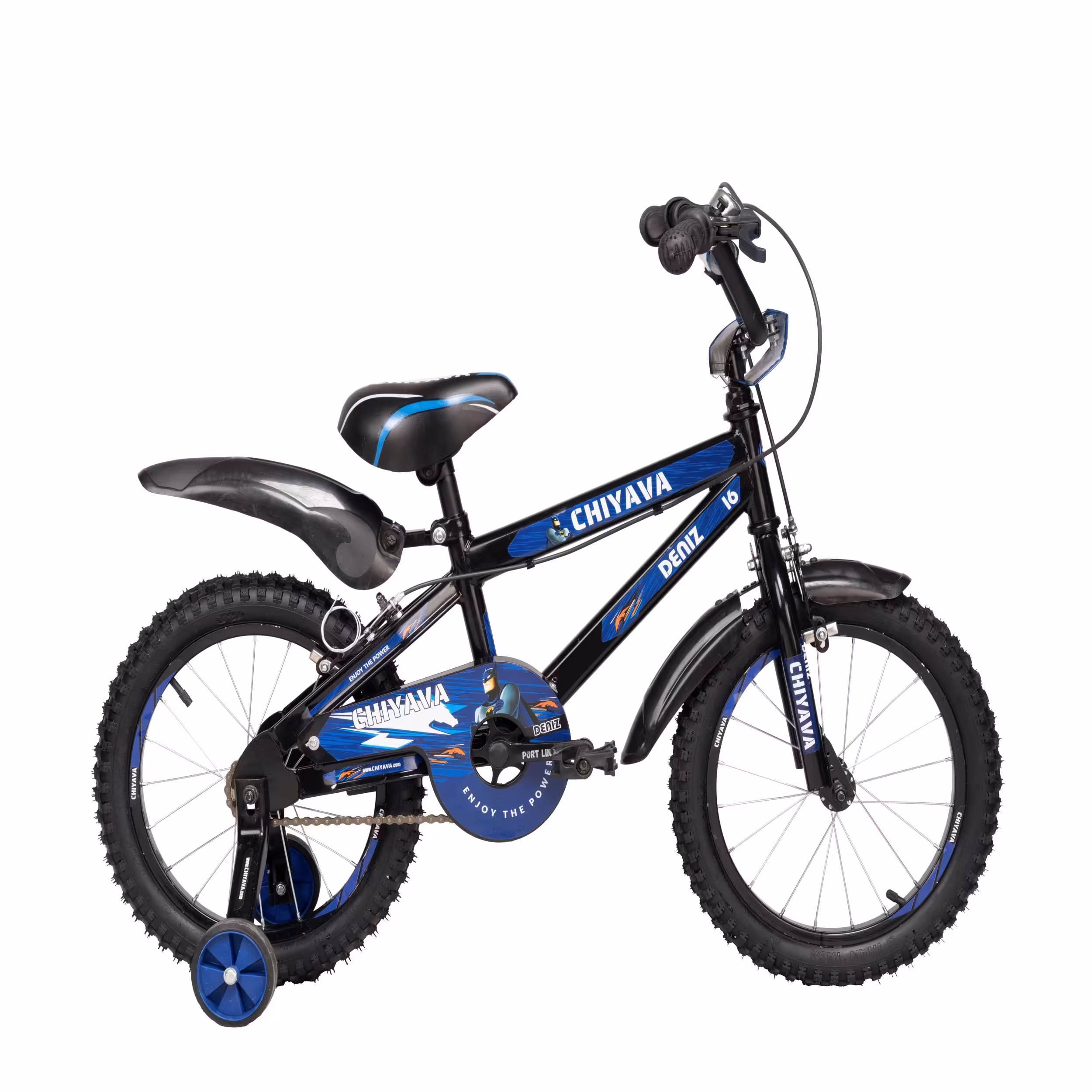 دوچرخه چیاوا مدل دنیز سایز 16 مشکی آبی