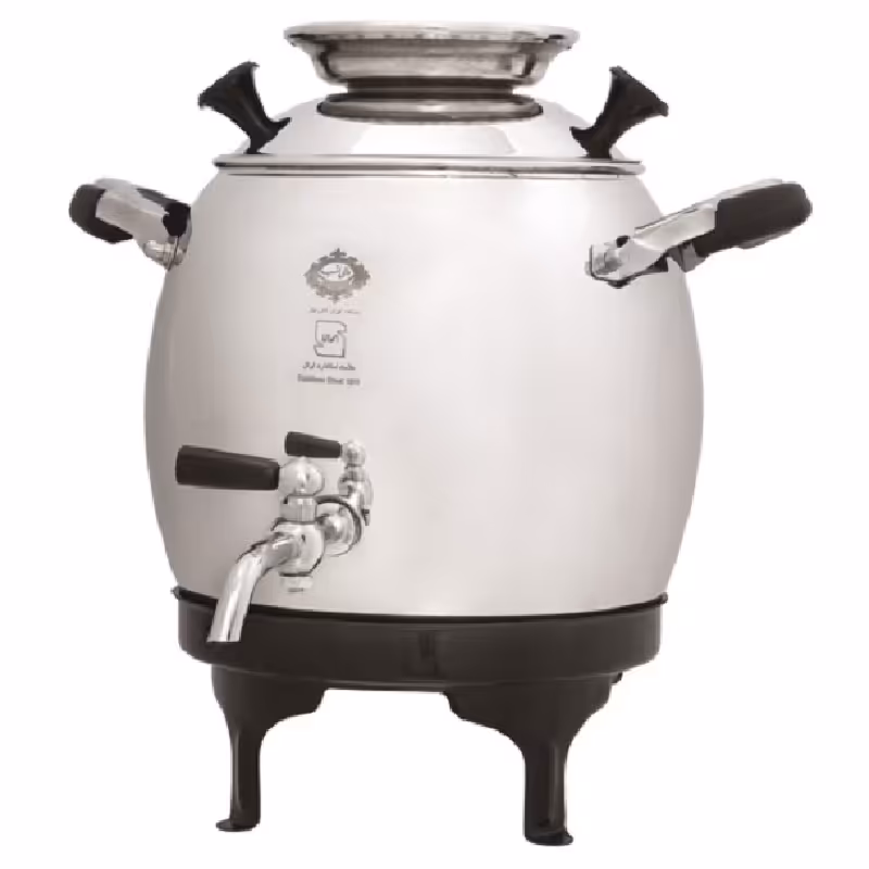 سماور روگازی عالی نسب مدل آلاله ظرفیت 6 لیتر