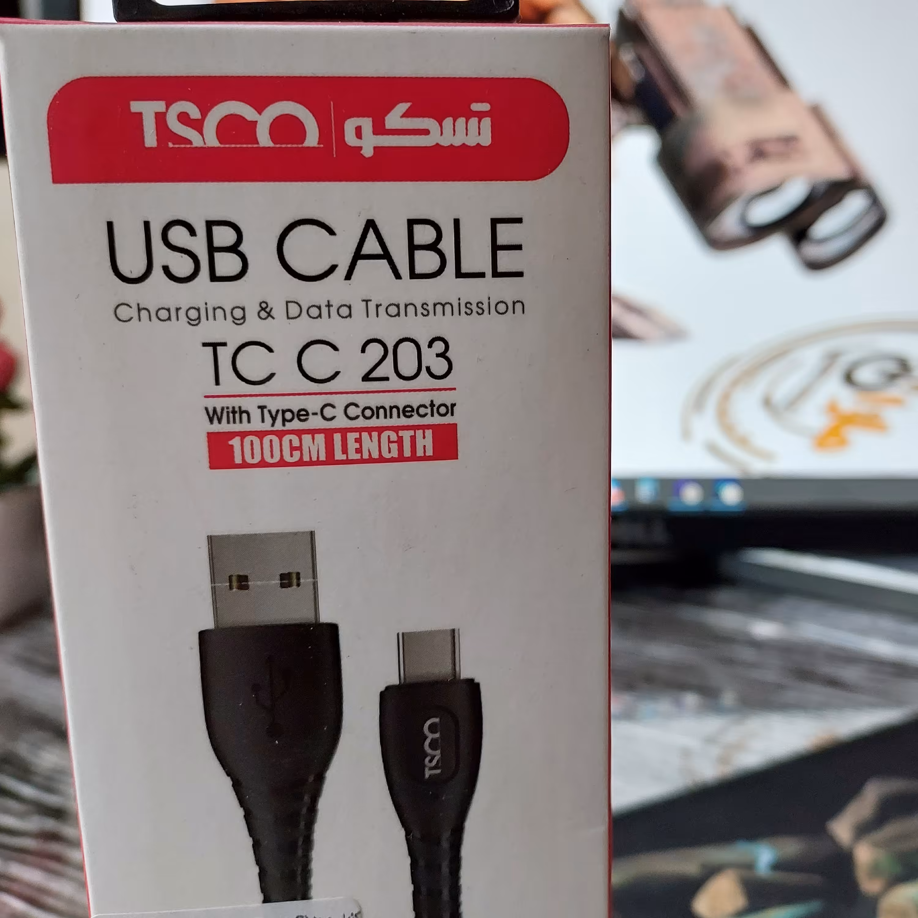 کابل شارژ تایپ سی تسکو 