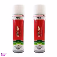 اسپری رنگ سفید واکو مدل 300ML بسته 2 عددی