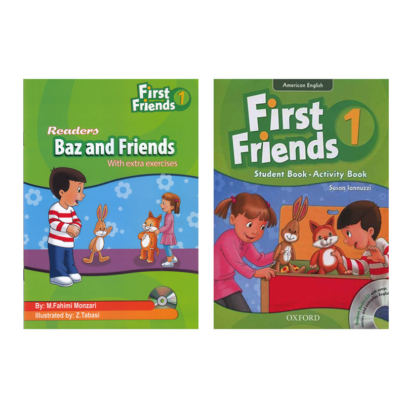 کتاب First Friends 1 اثر Susan Iannuzzi And MFahimi Monzari انتشارات Oxford دو جلدی