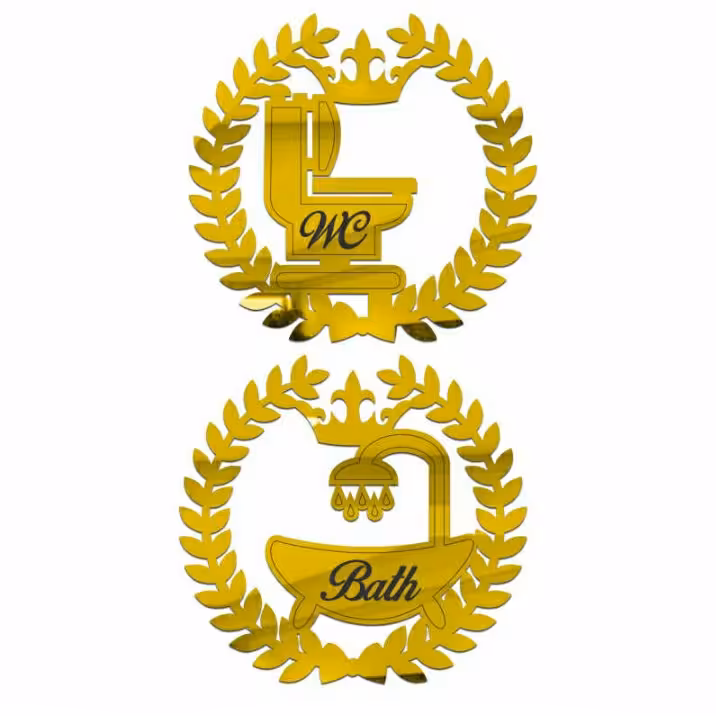 آینه پلکسی مدل نشانگر سرویس بهداشتی سایز بزرگ مجموعه 2 عددی گارانتی 18 ماهه و ضمانت اصالت کالا