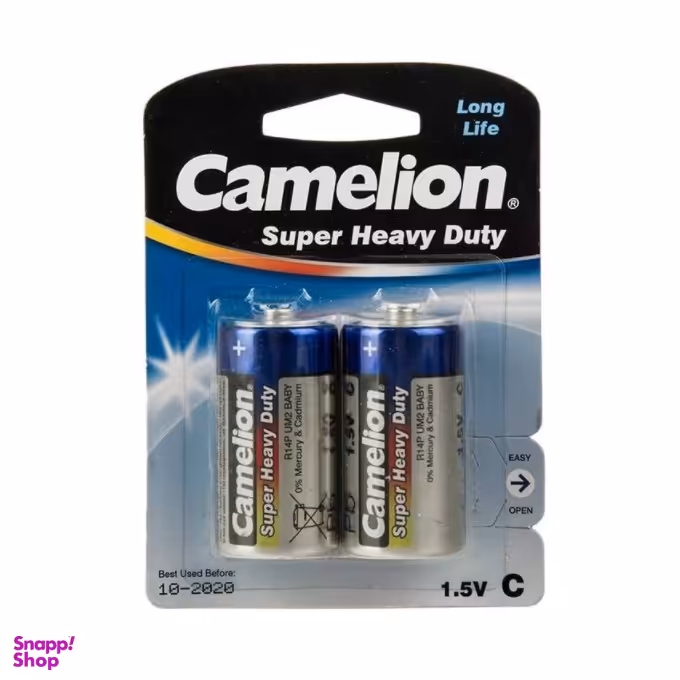 باتری C کملیون (Camelion) مدل Super Heavy Duty بسته 2 عددی