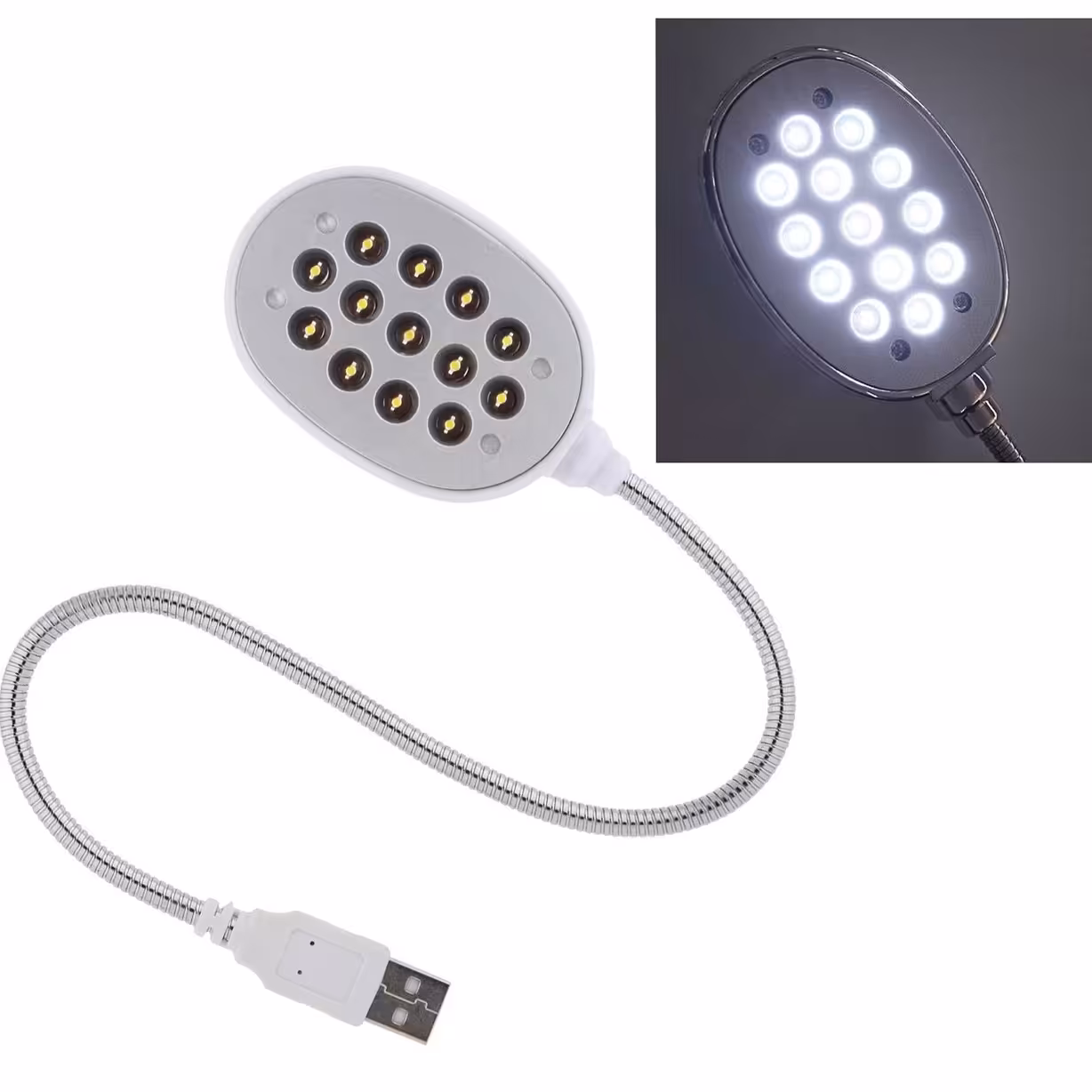چراغ فنری usb 13 led