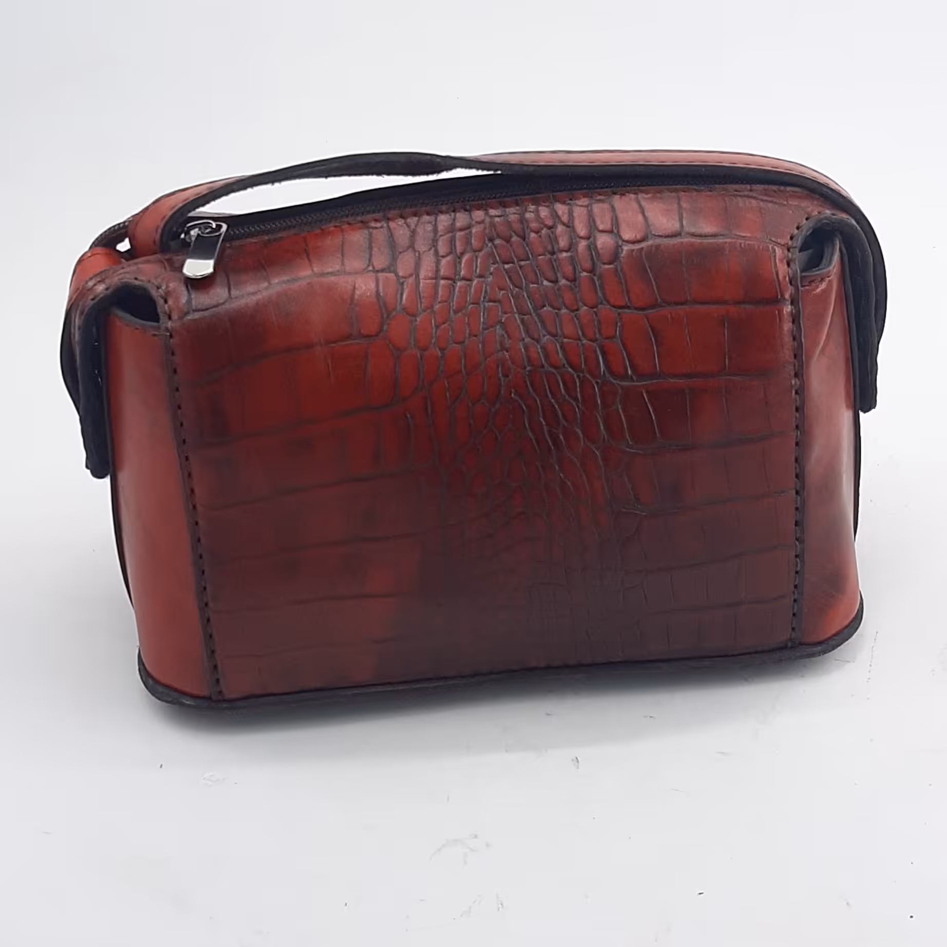 کیف چرم طبیعی زنانه و دخترانه مدل پسند U04 کیف سماقی طرح روکو کیف سبک کیف دستدوز