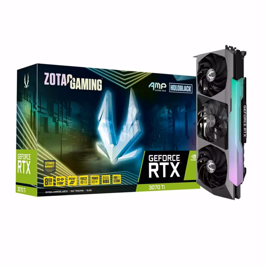 کارت گرافیک گیمینگ زوتاک RTX 3070 Ti AMP Extreme Holo