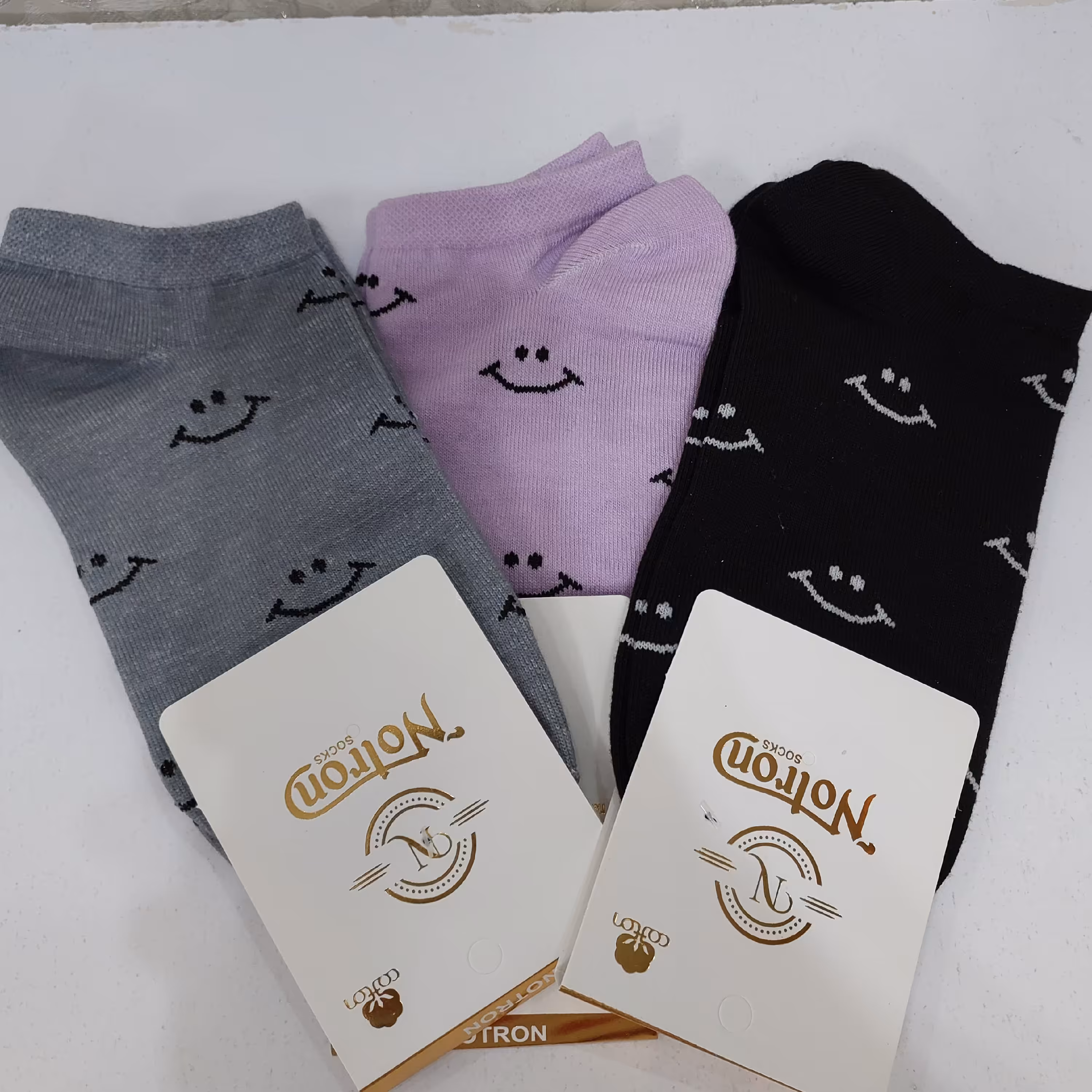 جوراب مچی اسپورت خندان سه عدد در رنگهای مناسب فصل تابستان نرم و بادوام 