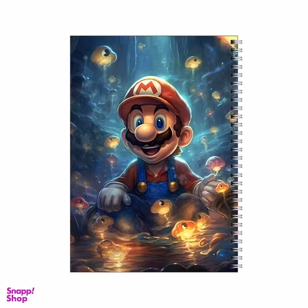 دفتر مشق 50 برگ بامبیلیپ طرح سوپرماریو در میان دریا کد 3862078