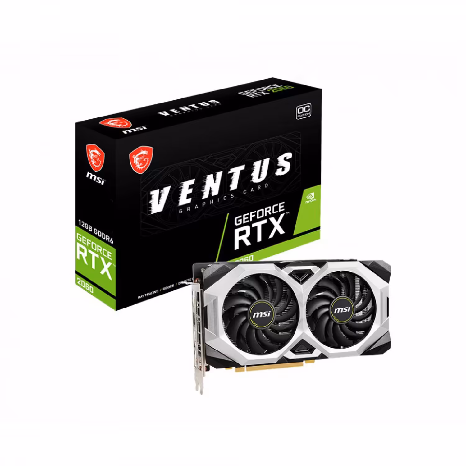 کارت گرافیک ام اس آی GeForce RTX 2060 VENTUS 12G OC