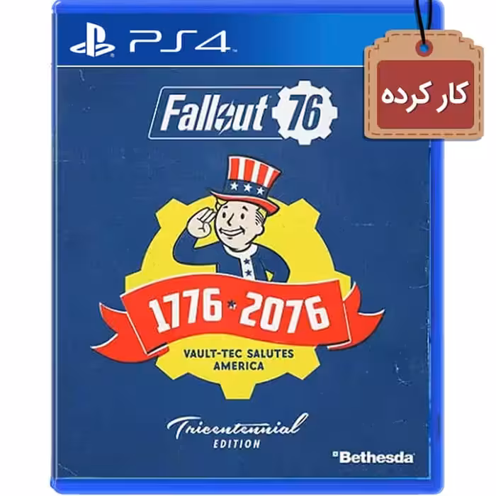 دیسک بازی Fallout 76 Tricentennial Edition کارکرده – مخصوص PS4