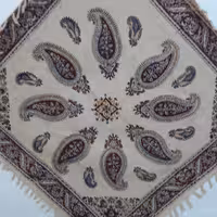 سفره قلمکار اصفهان معمولی سایز یک در یک بدون آب رفت رنگ ثابت 