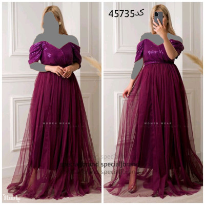 پیراهن شب زنانه پولکی زارا. مدل ماکسی دنیز