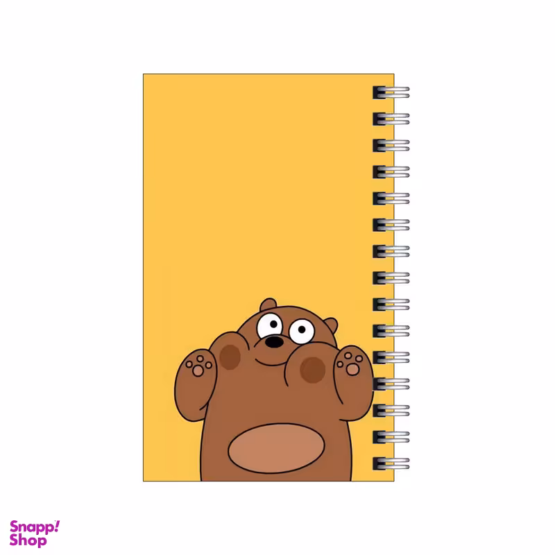 دفترچه یادداشت 60 برگ مدل To Do List طرح خرس کله فندوقی زرد کد 1050239