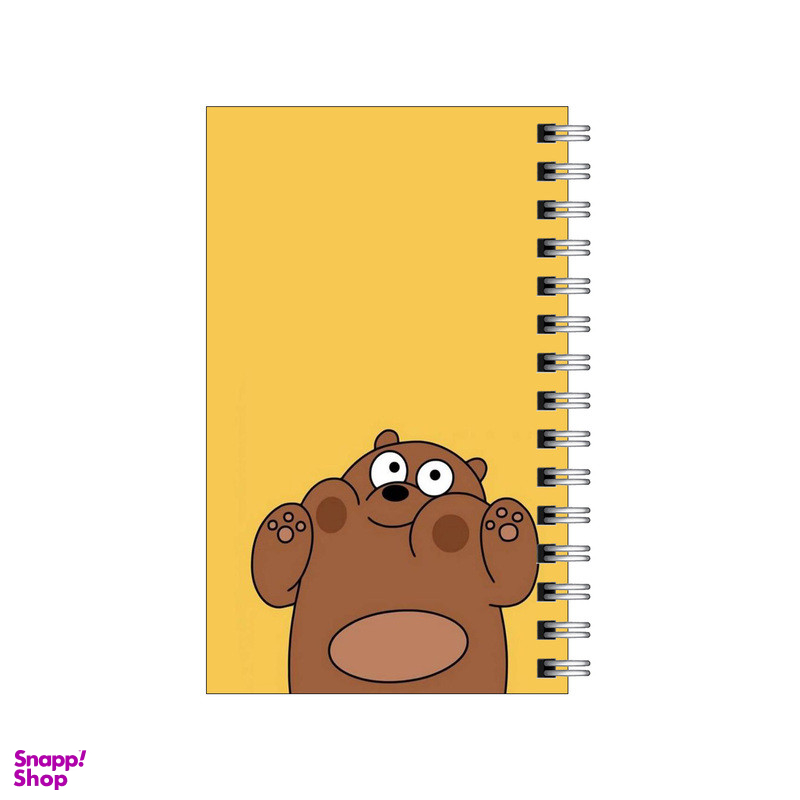 دفترچه یادداشت 60 برگ مدل To Do List طرح خرس کله فندوقی زرد کد 1050239