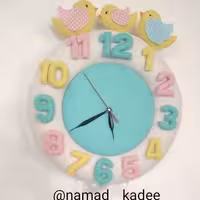 ساعت دیواری نمدی