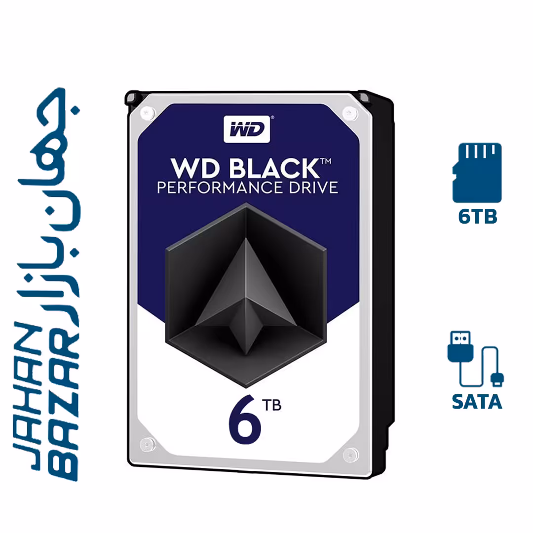 هارد اینترنال وسترن ديجيتال مدل WD6003FZBX ظرفیت 6 ترابایت