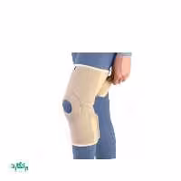 زانوبند نئوپرن ساده قابل تنظیم کد 41400 طب و صنعت