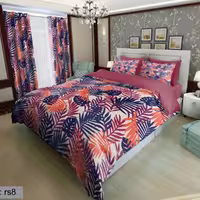 سرویس روتختی 1 نفره تنسل چاپی برندترک لند (Turk Land)  کد rs 8