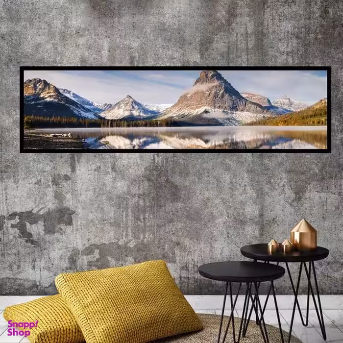 تابلو بکلیت طرح منظره کوهستان مدل کشیده B-7598