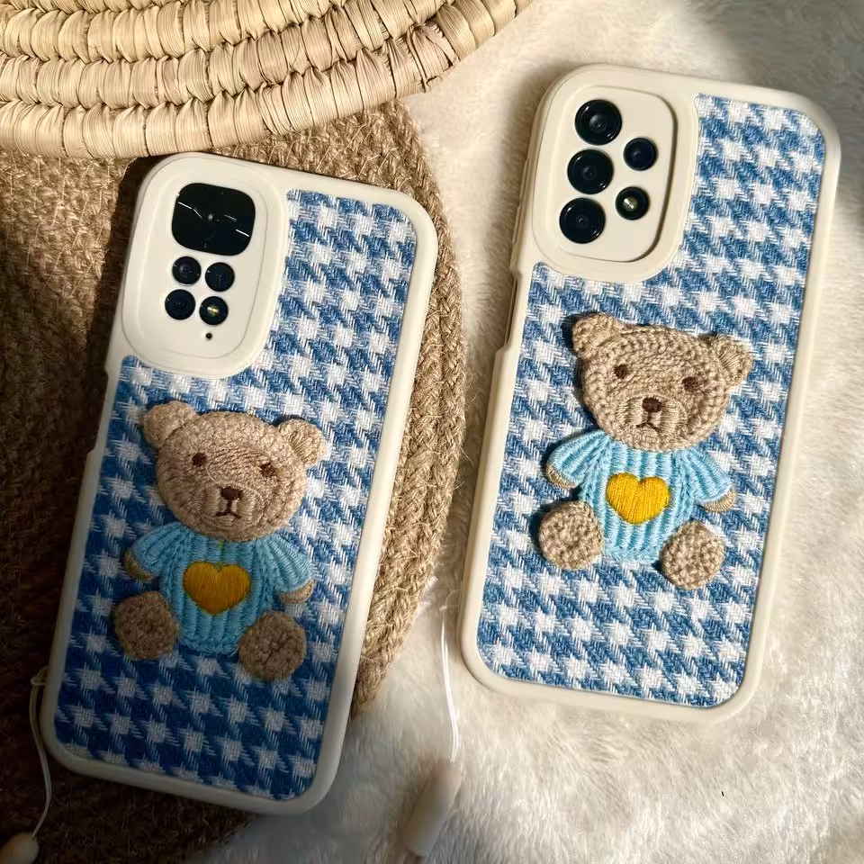 گارد سامسونگ خرس پارچه ای