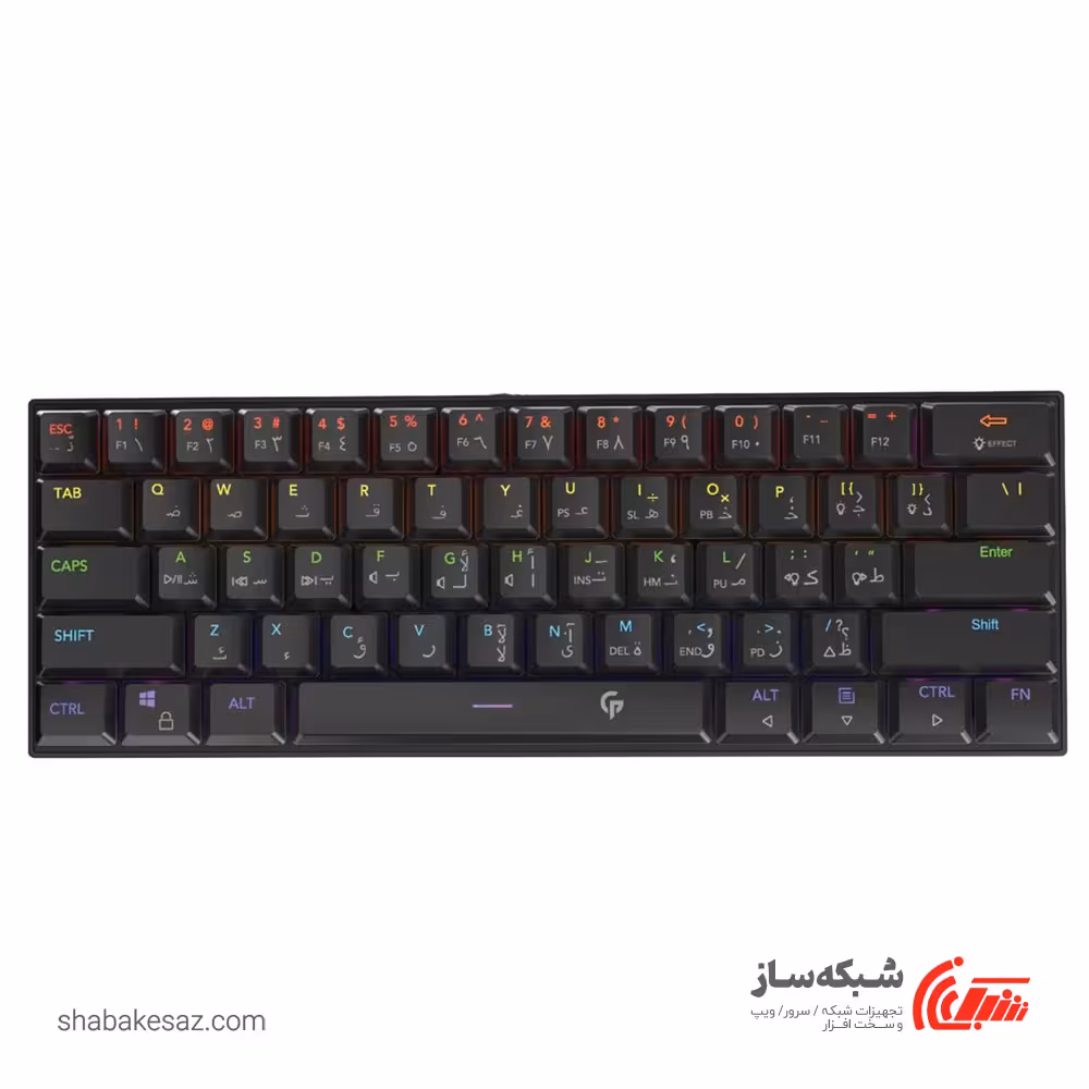 قیمت و خرید کیبورد گیمینگ پرودو Porodo PDX218-BK - شبکه ساز