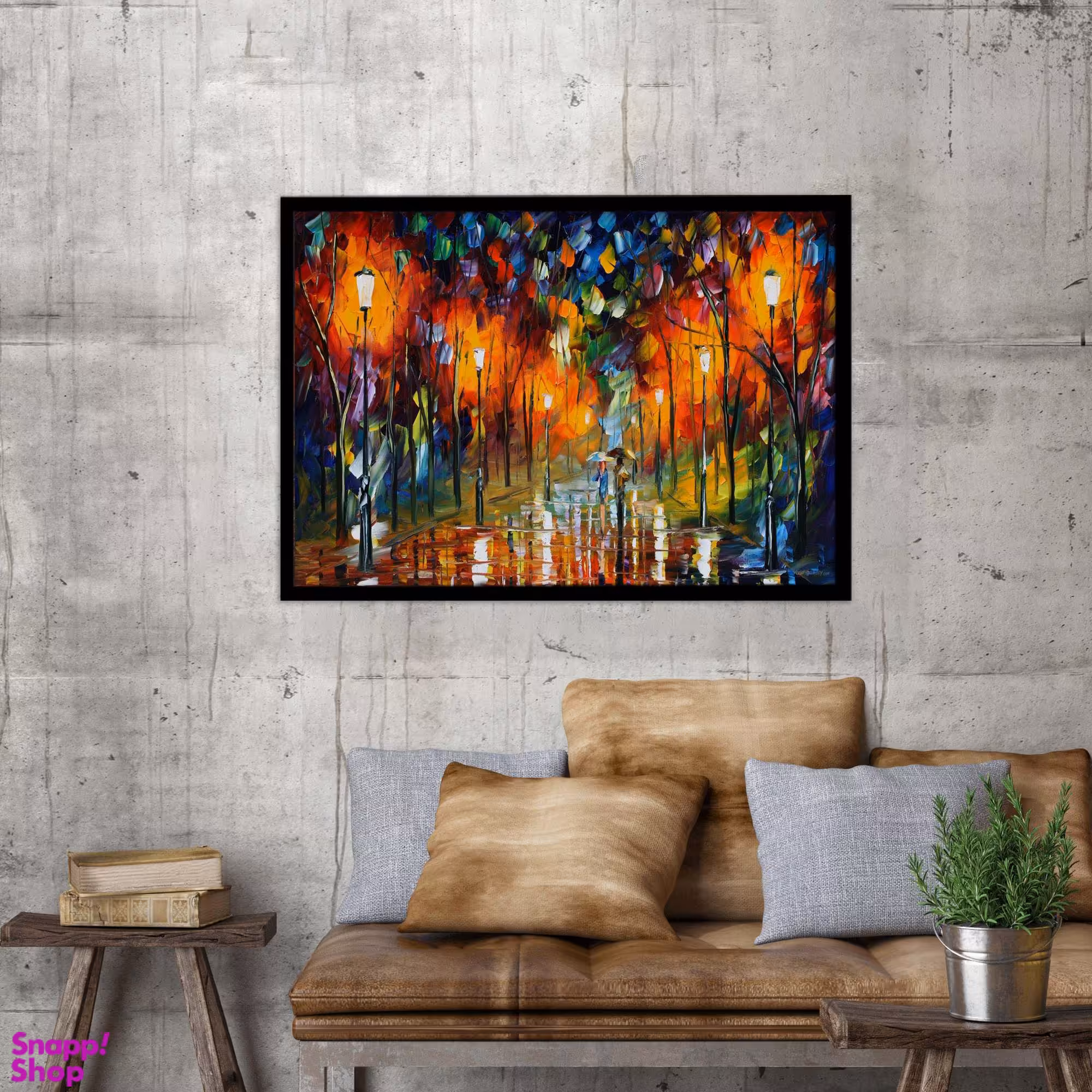 تابلو بکلیت طرح نقاشی عاشقانه رنگ روغن مدل B-905