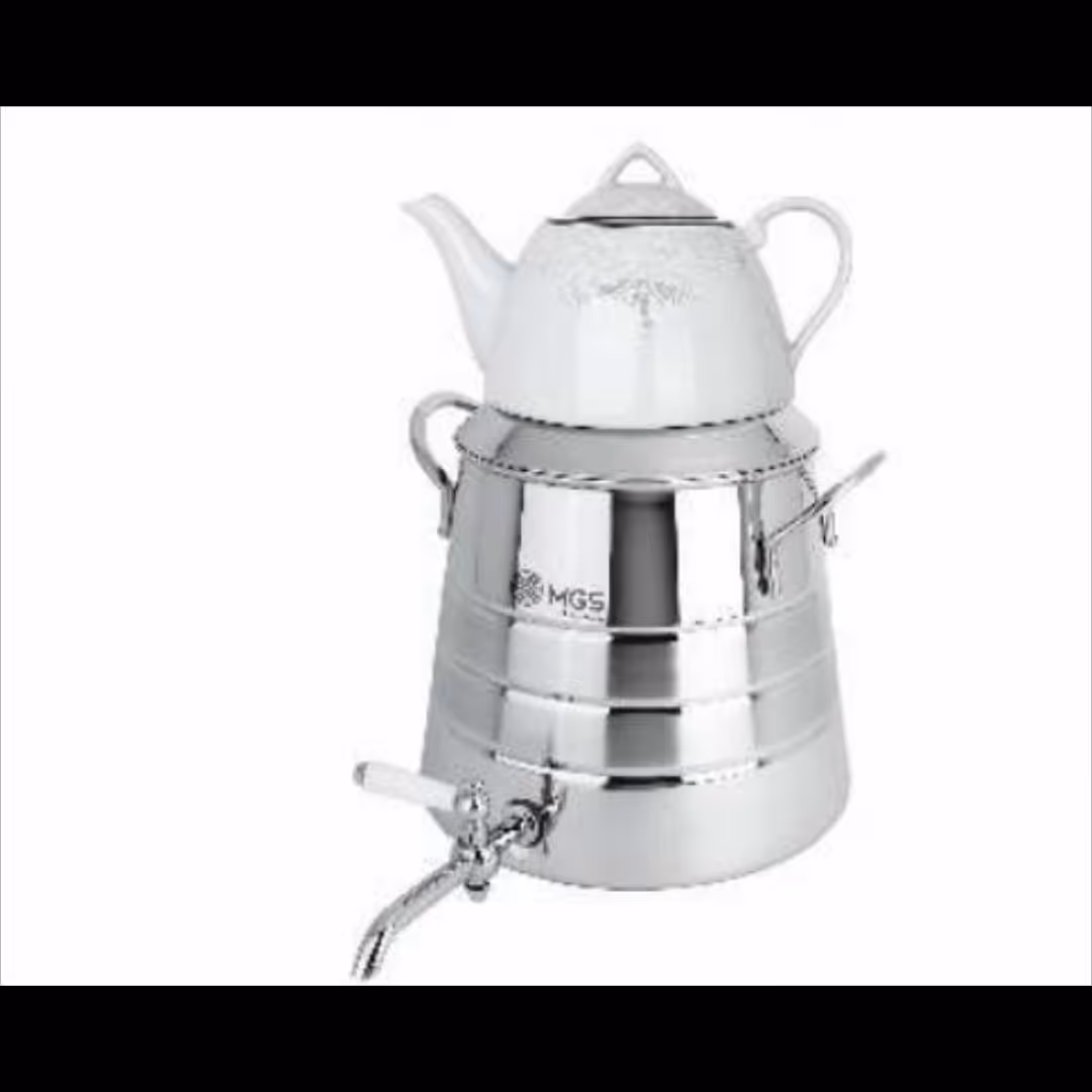 کتری و قوری طرح هرمی 6 لیتر برند MGS کد 5104