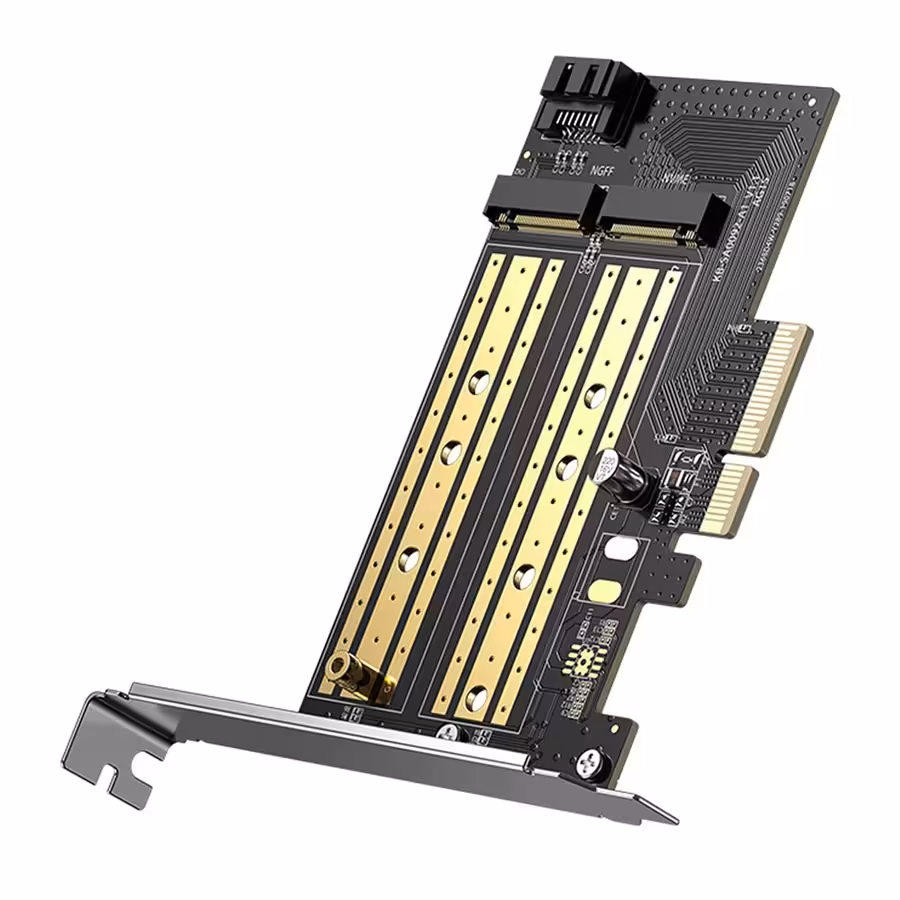 تبدیل M.2 M-Key M.2 B-Key به PCle 3.0 4X یوگرین CM302 70504