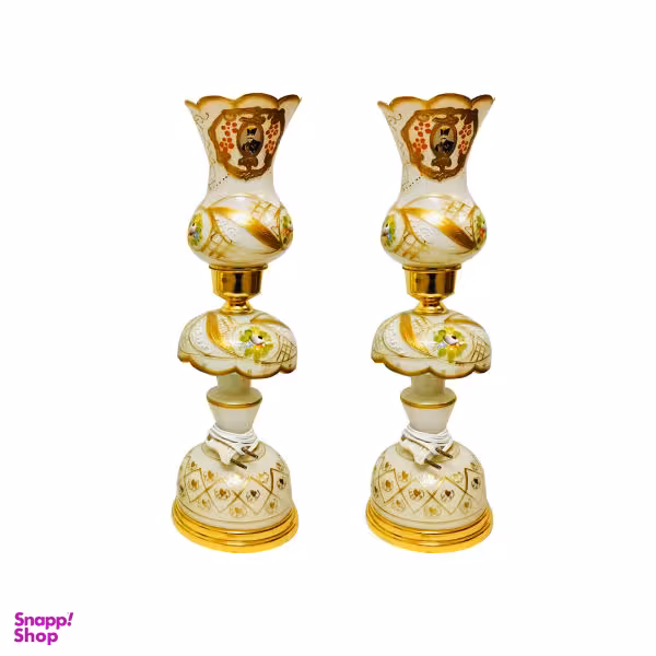 شمعدان طرح لاله عباسی مدل hz1 بسته دو عددی