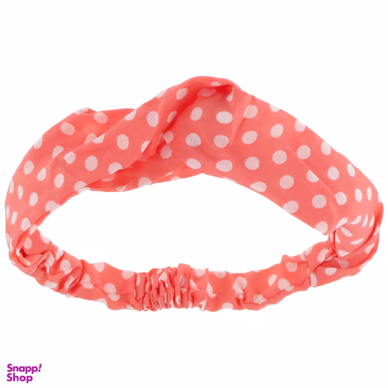 هدبند دخترانه مدل گره ای خالدار