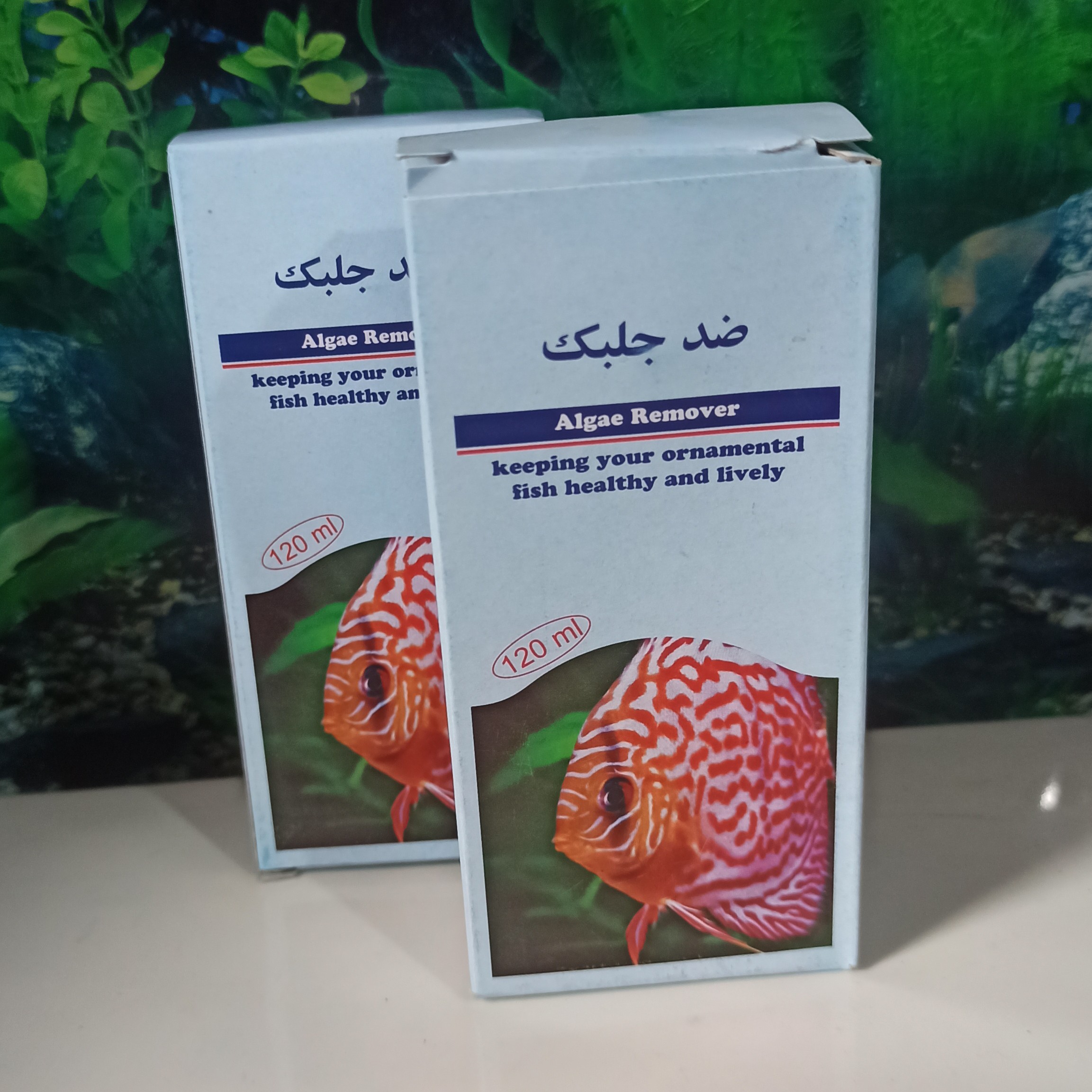 محلول ضدجلبک 120ml مخصوص ماهیان زینتی