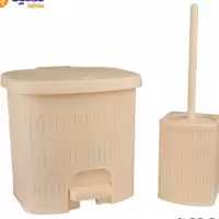 سطل و فرچه طرح بامبو 4 گوش لیمون