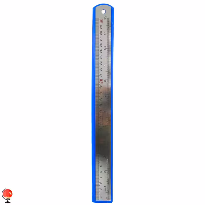 خط کش فلزی 30 سانتی متری