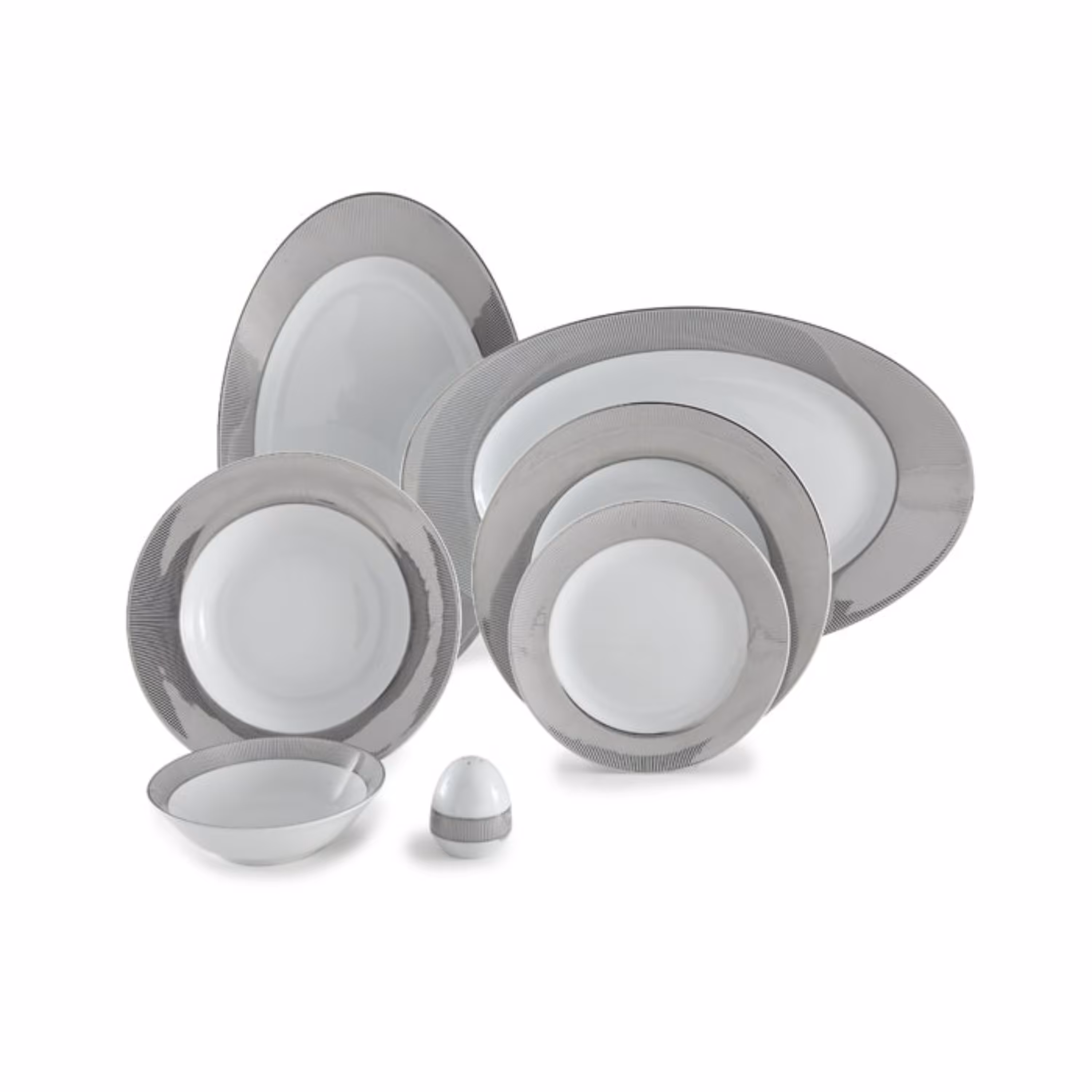 سرویس غذاخوری چینی زرین 6 نفره 28 پارچه پالادیوم درجه عالی