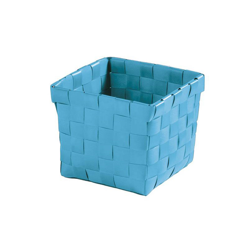 سبد ارگانایزر پلاستیکی مکعبی مدل brava turquoise آلمانی آبی