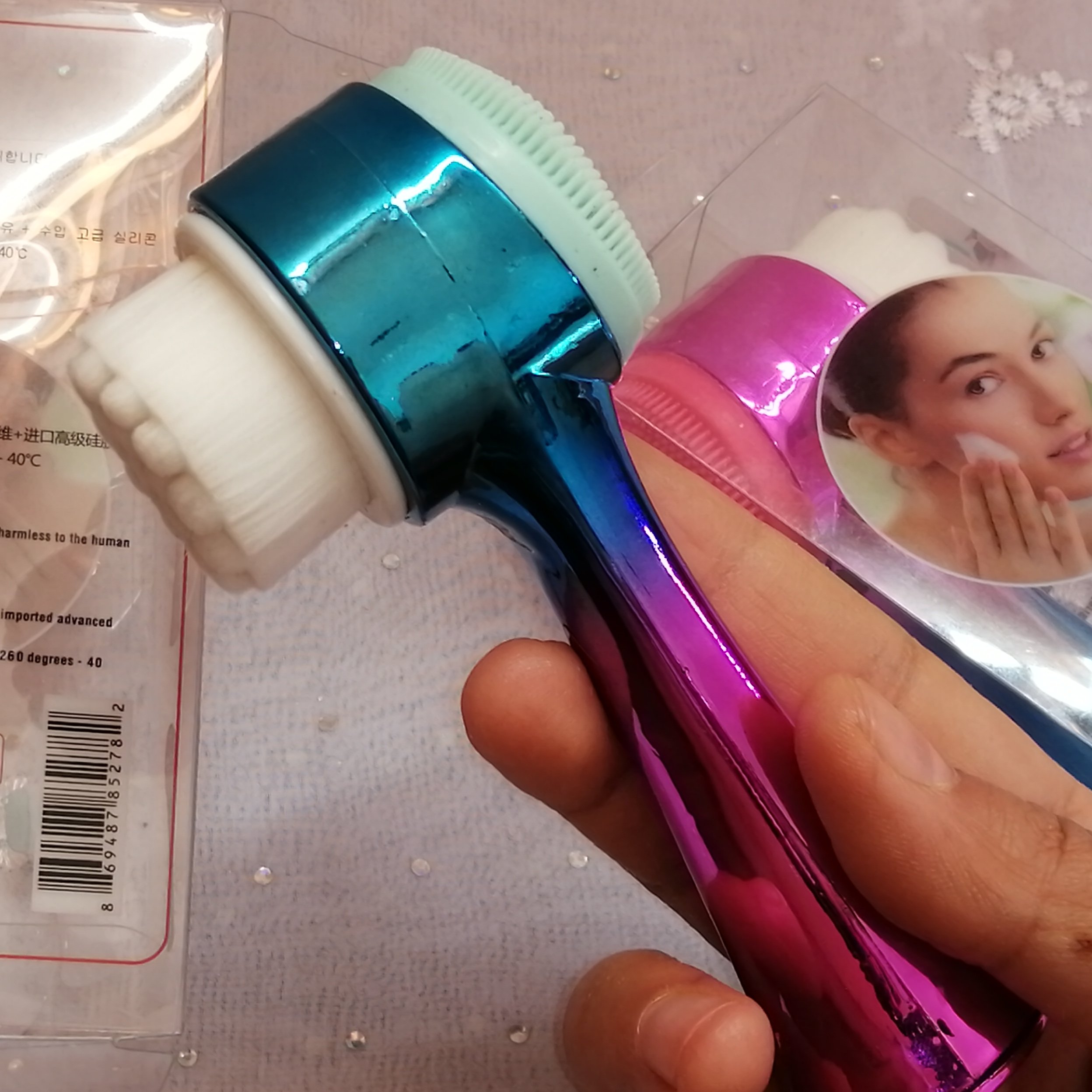 فیس براش دستی دوسر اصلی_تمیز کننده عمقی صورت